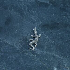 Lizard Sterling Silver Pendant (5.7 Grm)