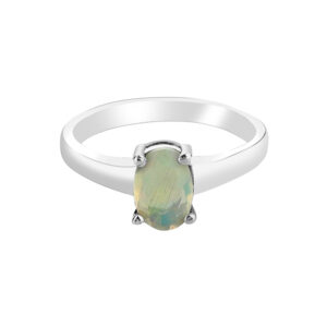 2 Grm Opal Cut Stone Ring